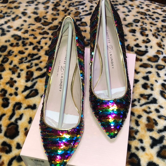 Chinese Laundry Ruthy Sequins Soes - Picture 2 of 5